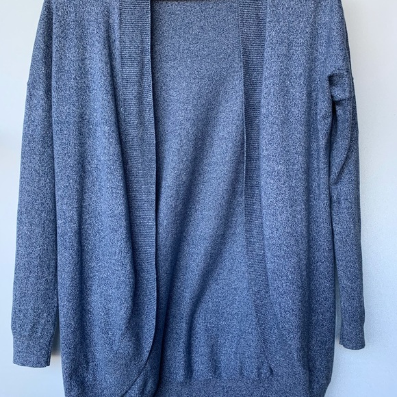 XS, Gap, long blue open front cardigan - Picture 3 of 11